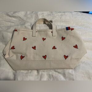 KULE canvas heart tote